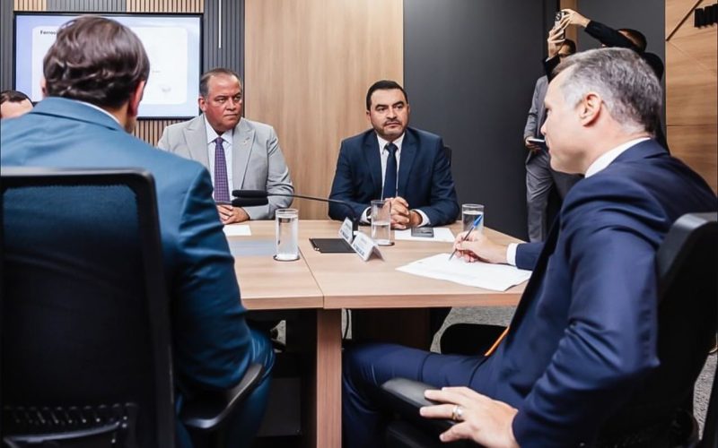 Senador Eduardo Gomes defende traçado original da FIOL em reunião com ministro dos Transportes