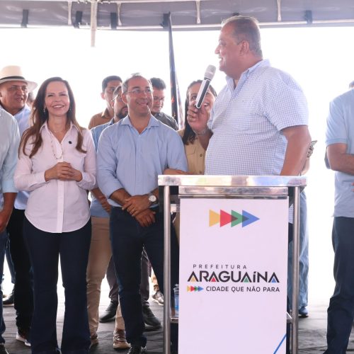 Senador Eduardo Gomes  e prefeitos inauguram   em Araguaína Centro de Canoagem e quadra da UFNT