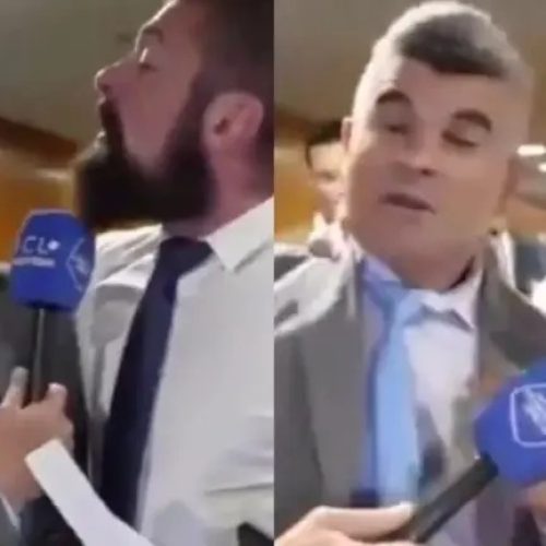Deputado bolsonarista agride Jornalista