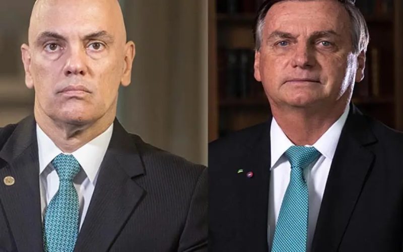 Moraes (foto à direita de Bolsonaro) afirma que Jair Bolsonaro pode ser absolvido