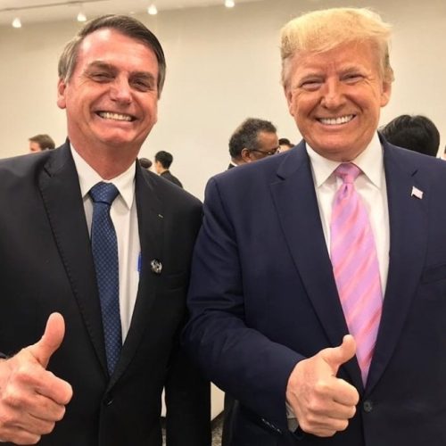 Bolsonaro posta fotos com Trump e Netanyahu após ataque dos EUA ao Irã