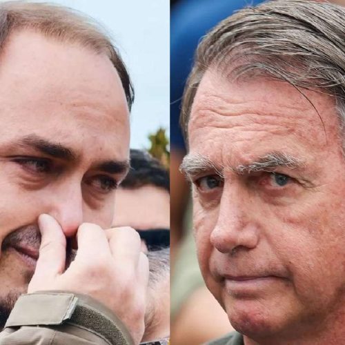 Imagens fortes: Carlos afronta Moraes e divulga foto inédita de Bolsonaro no hospital
