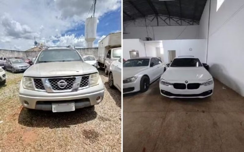 Veículos apreendidos pela Justiça vão a leilão por valores a partir de R$ 5,5 mil