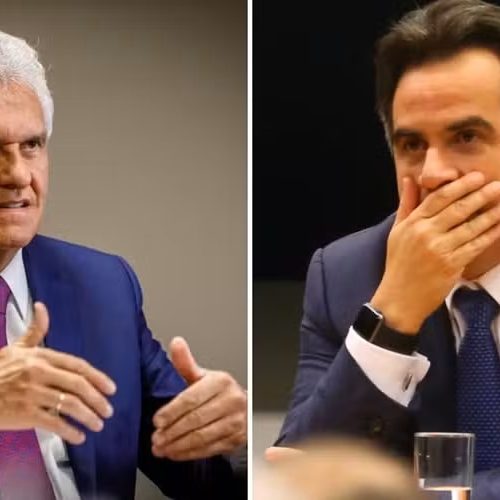 Caiado diz que postura de Ciro Nogueira é ‘vergonhosa’ ao se colocar como ‘porta-voz’ de Bolsonaro