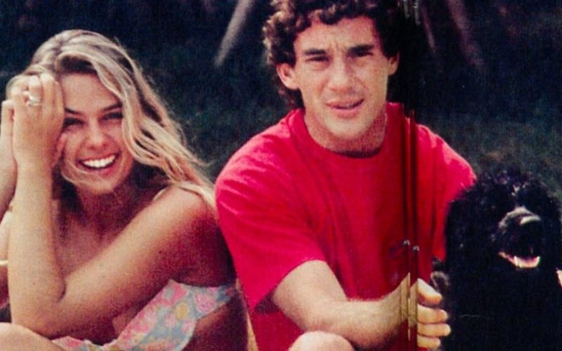 Playboy de Galisteu ( à direita de Senna) barrada por Senna é publicada na web