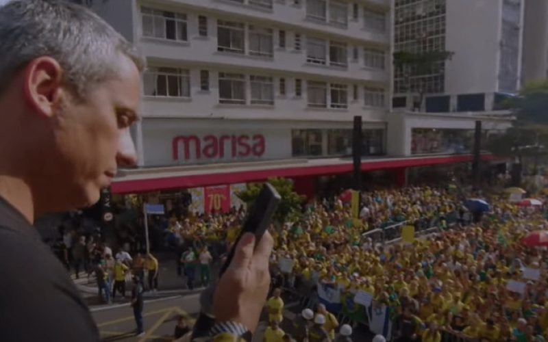 Gayer exibe áudio de Moraes durante ato de Bolsonaro em SP