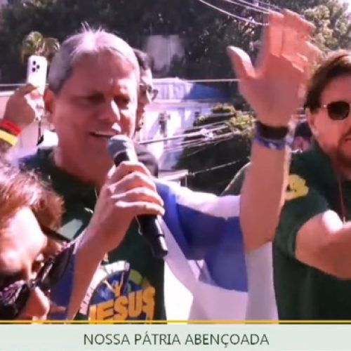 O genocídio marcha para Jesus com Tarcísio de Freitas