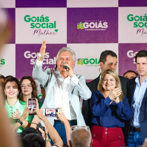 Caiado abre Goiás Social Mulher com oferta de 10 mil empregos e serviços gratuitos