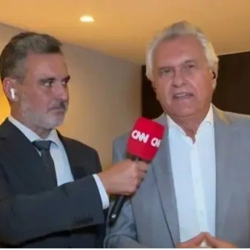À CNN, Caiado dispensa (foto) apadrinhamento e fala em “independência moral”