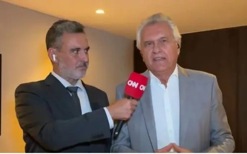 À CNN, Caiado dispensa (foto) apadrinhamento e fala em “independência moral”