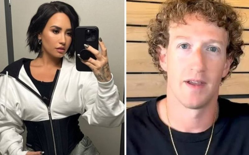 Demi Lovato faz acusação contra Meta após posse de Donald Trump