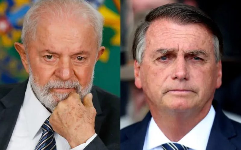 Bolsonaro ( à esquerda de Lula) responde Lula, fala em ‘gópi’ e diz que só ‘imbecil’ acredita em plano de assassinato