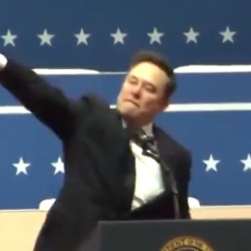 Elon Musk e o gesto suspeito