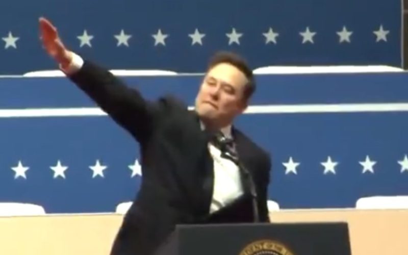 Elon Musk e o gesto suspeito