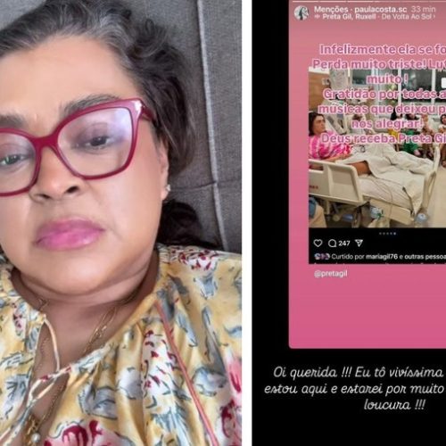 Preta Gil desmente boato de morte