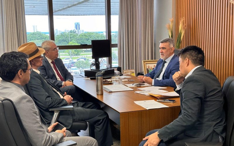 Amélio Cayres recebe presidente do TCE-TO para alinhamento institucional e novas ações conjuntas