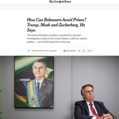 Imprensa mundial repercute proibição de Bolsonaro ir à posse de Trump