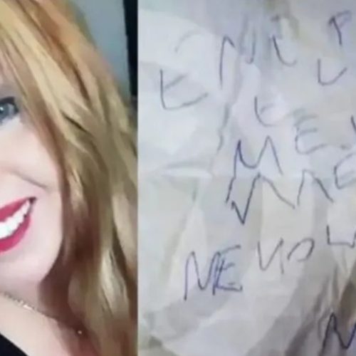 Antes de morrer, mulher deixa bilhete dizendo que foi violentada