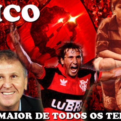 Zico assina contrato e volta ao Flamengo