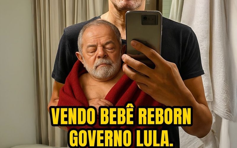 Zema  é criticado por brincar com bebê reborn (renascido)  de Lula